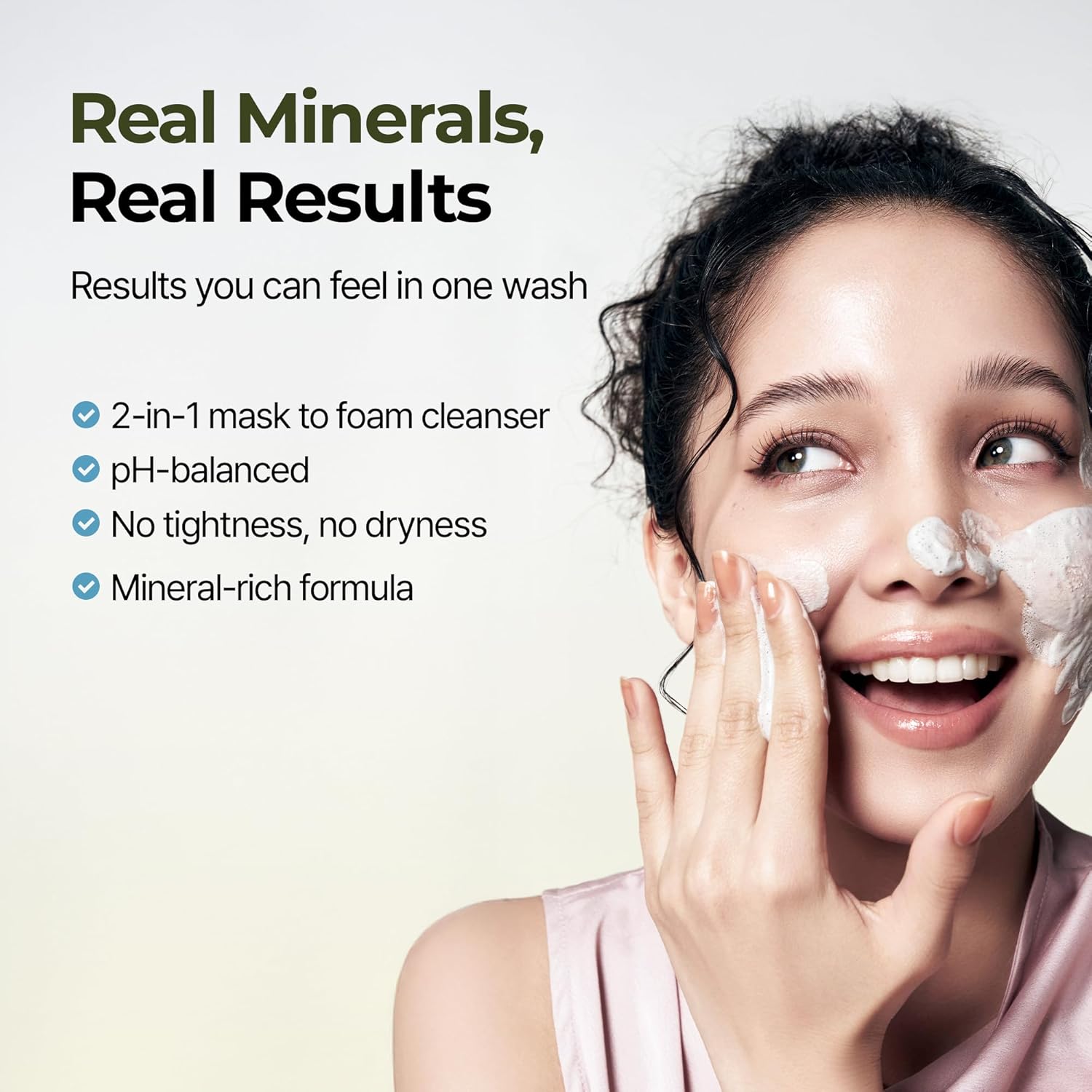 Relief Mud Pack to Foam Cleanser | Exfoliating Makeup Cleanser with pH Balancing Formula