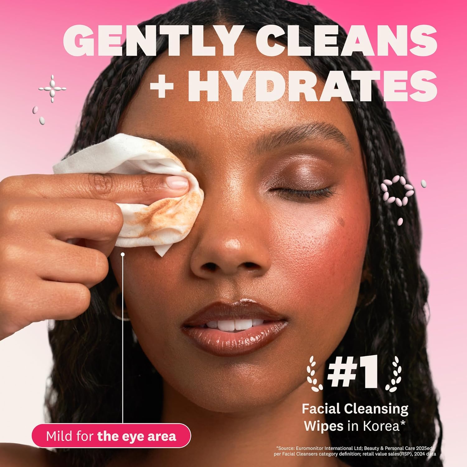 Rice Water Bright Makeup Remover Wipes | Gentle Vegan Formula Ready-To-Go