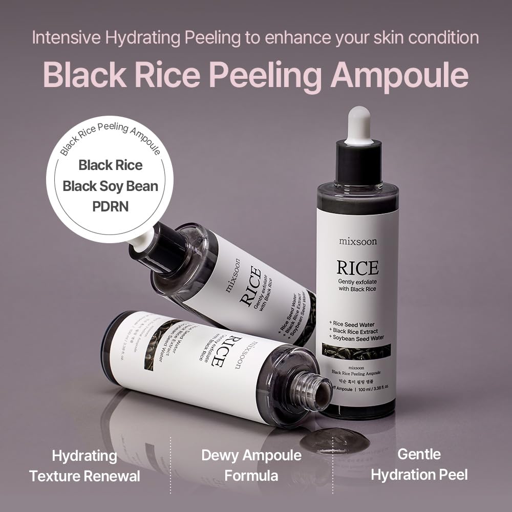 Black Rice Peeling Ampoule | Deep Exfoliating Serum for Pore Care